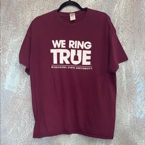 Gildan Mississippi State University Maroon Short Sleeve Tee
